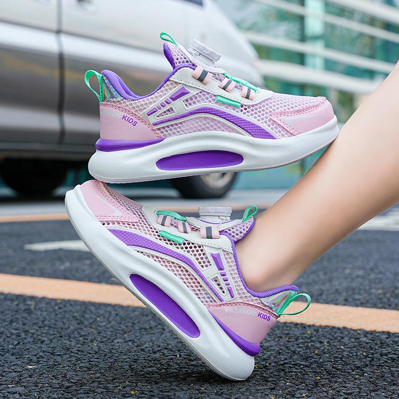 2025 New Fashion Children's Running Shoes Size 28-40 Breathable Mesh Summer Sneakers Kids Outdoor Sports Shoes Trainers Teenager
