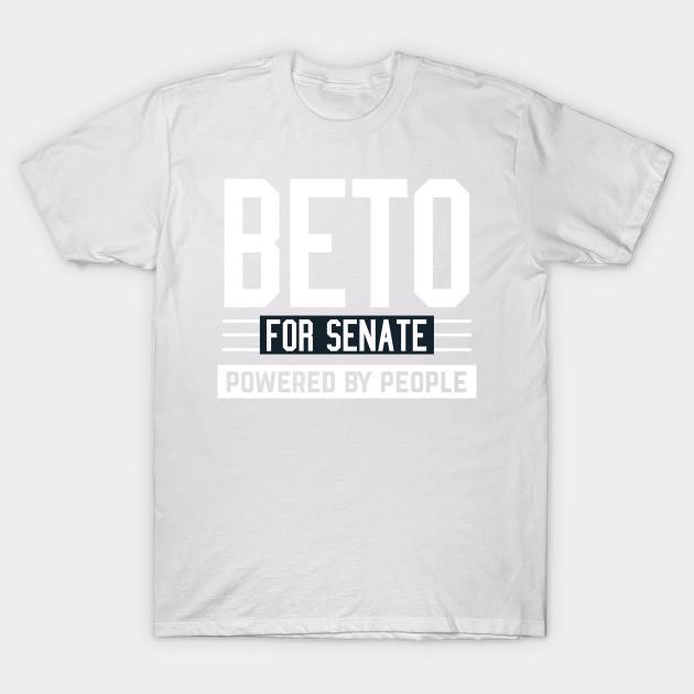 Женская футболка Beto For Senate Powered By People Принт Харадзюку Кавайная футболка Летняя футболка с коротким рукавом Женская футболка Топ