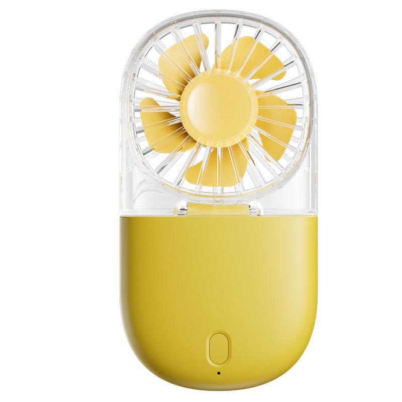25th Anniversary Folding Transparent Mini Portable Neck Fan for Travel & Camping