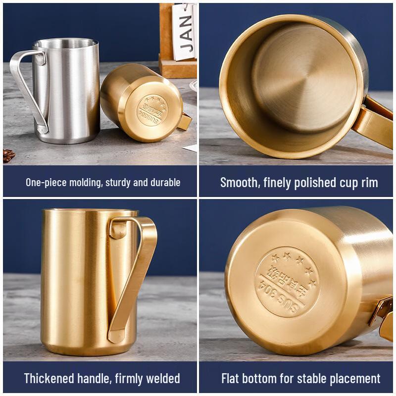 Cmaos Double-Layer Stainless Steel Coffee Mug