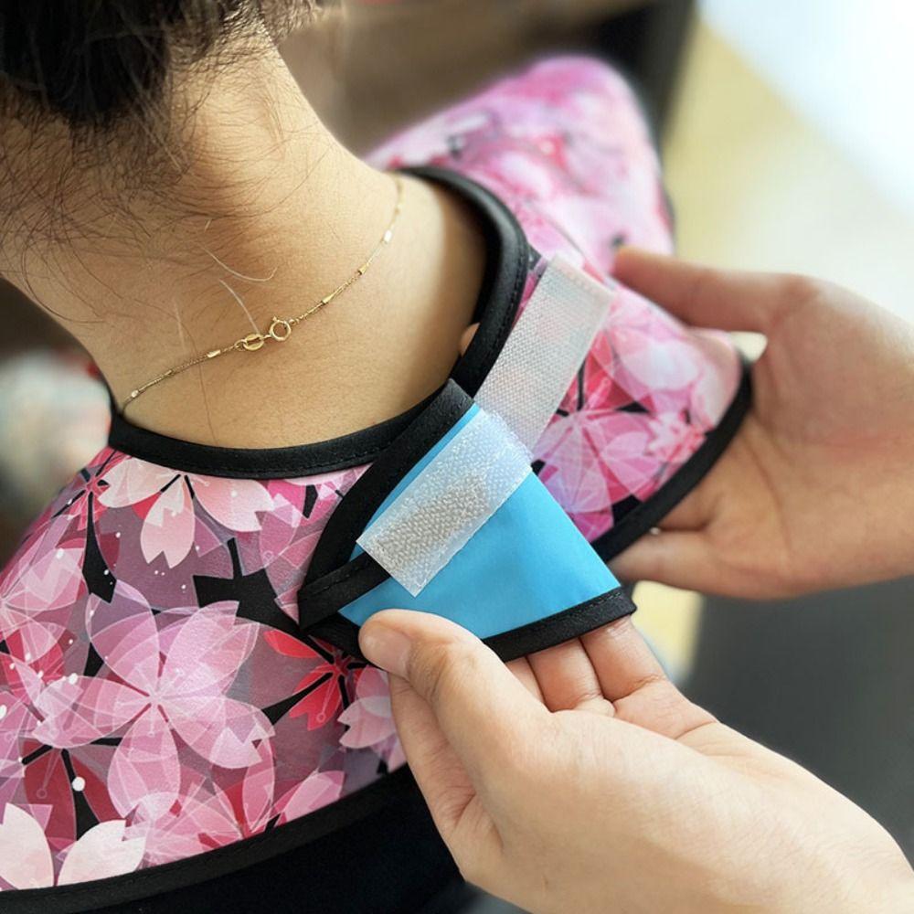 Printing Adult Bib Polyester Saliva Towel Clothing Protectors Aid Apron  Disabled