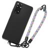 TPU Case - E.F.CONNECTION - For Xiaomi Redmi Note 12 Pro 4G - Flexible - Black - Multicolor Lanyard