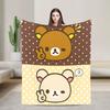 R-RilakkumaS Super Soft Blankets  Girls Boys Plush Throw Blanket Novelty Living Room Flannel Bedspread Sofa Bed Cover