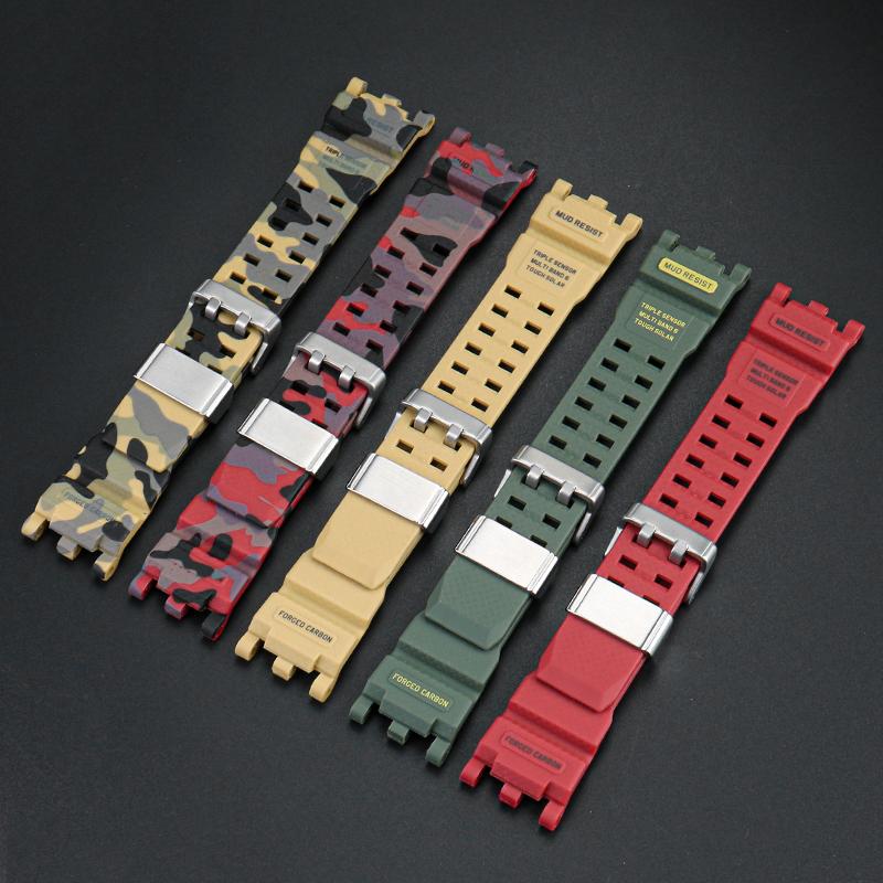 Для часов G-SHOCK Casio Ремешок для мужских часов Второе Поколение Big Mud King Модифицированный GWG2000 GWG-2000 GWG-2040 Смола Резиновый ремешок