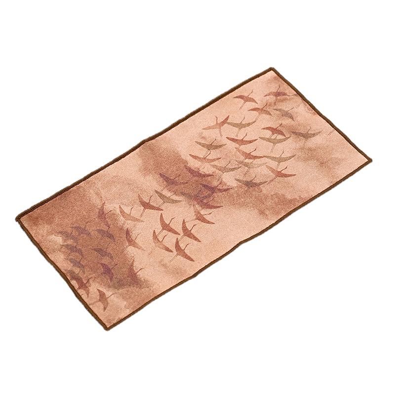 1 шт. Чайная салфетка, аксессуары, кухонный коврик для чайного столика, высококачественный чайный коврик, бытовое чайное полотенце, впитывающее воду, чайная салфетка Zen