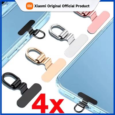 Xiaomi Мини-шнурок для мобильного телефона из нержавеющей стали, язычок-держатель, зажим с бесшумным отверстием, уплотнитель для порта зарядки, противоугонная металлическая карточка-язычок для шнурка мобильного телефона