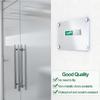 Sintuff 3 Pcs Privacy Sign Vacant Occupied Sign for Home Silver Bathroom Occupied Tips for Door Magnetic Non Scratch Slider Door Indicator Tells