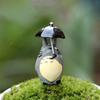 Moss Micro Landscape Is Essential! Umbrella Totoro Decoration Ornament, Creative Retro Landscape Small Ornament
