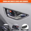 Soft Carbon Fiber Inner Door Bowl Trim Panel Sticker For Subaru Crosstrek 23-24