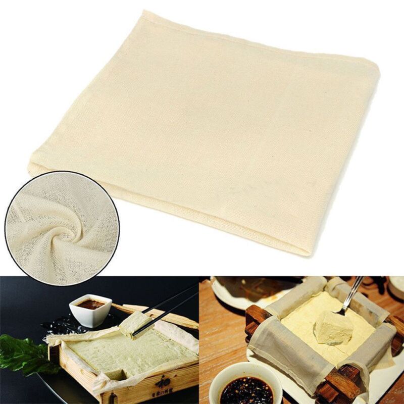 1-5p Cotton Gauze Muslin Tofu Cheese Soy Milk Wine Filter Cloth Kit DIY Soy Pressing Kitchen Gadgets Baking Ferment Pastry Tools 6