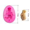 Силиконовая форма 3D для сна ребенка, форма для мыла ручной работы, шоколадный торт, сделай сам, инструменты для украшения печенья помадкой