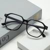 No Makeup Glasses Frame Anti-Blue Light Black Frame Glasses With Glasses R Anti-Blue Flat Light Mirror