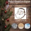 Европейский и американский рождественский фестиваль DIY трафареты для рисования для детей: Ручная роспись праздничных декоративных узоров