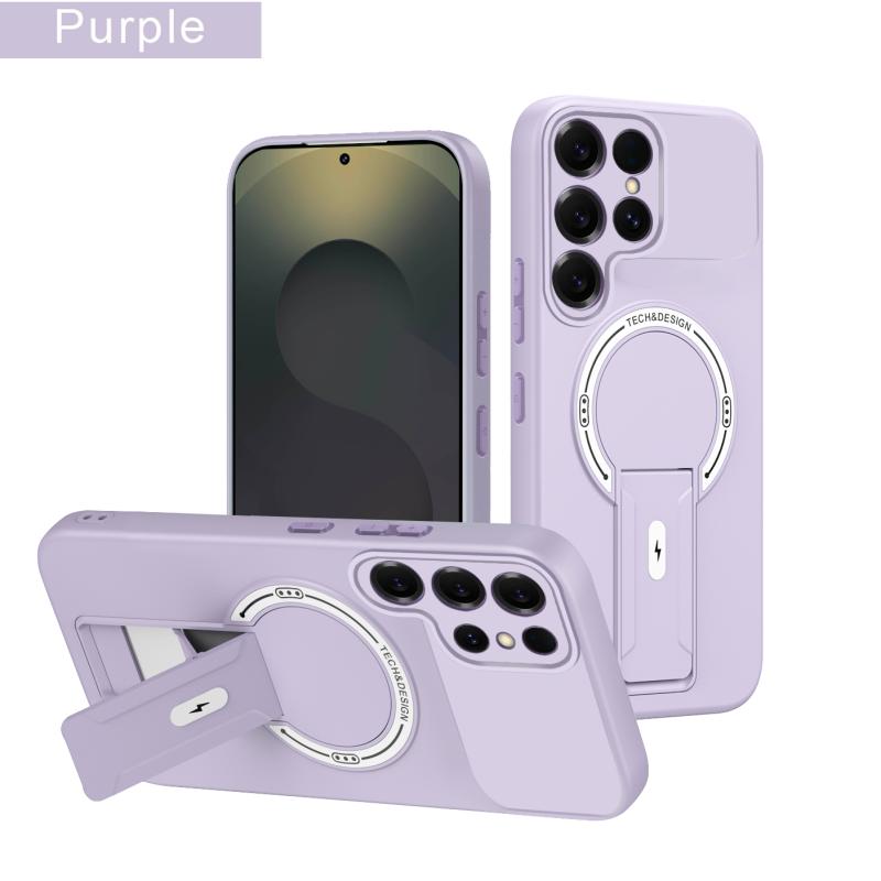 Прочный чехол-держатель для Magsafe для Samsung S26 S25 S24 S23 S22 Ultra Plus Edge FE A35 A36 A52 A54 A16 A15 A14 A12 A07 A06