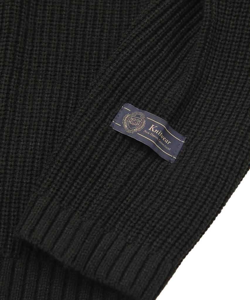 YALE Cozy Round Knit_Black