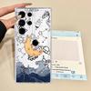 Мультяшный Милый Чехол-Бампер Астронавт для Samsung Galaxy S21 S23 Ultra S26 S24 S25 Edge S22 FE Note 20 Ultra 10 S20 Plus