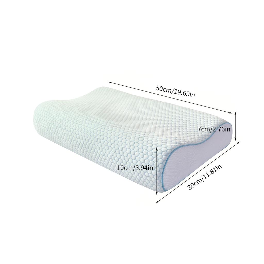 Подушка с эффектом памяти, Ортопедическая подушка для боли в шее, 3D Эргономичная подушка, Подушка для сна на боку и спине при боли в шее, Идеальна для сна на боку, спине и животе