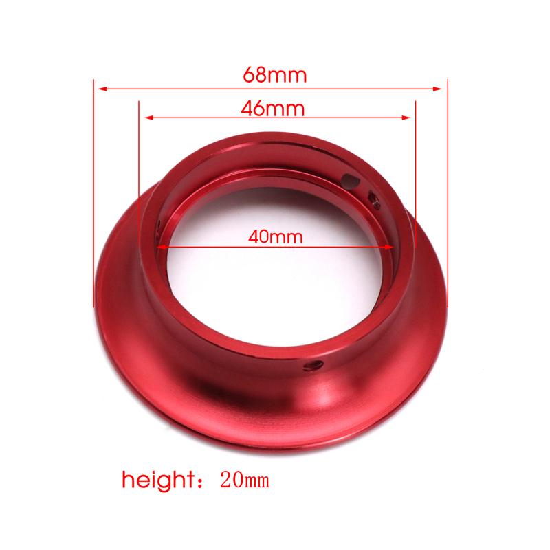 Sclmotos Motorcycle Carburetor 38M 42MM Air Filter Cup Carburetor Air Funnel Velocity Stack Horn Cup For Dellort PHBH PHBL