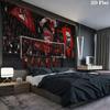 Liverpool Flag Wall tapestry, aesthetic printed fabric blanket, suitable for bedroom, living room, and home decor.
