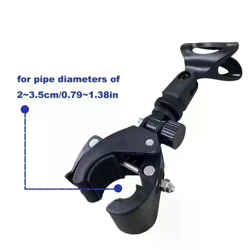 1Pcs Drum Mic Clip Holder Microphone Crab Clamp For Mic Stand & Drum Rim Adjustment 5/8 To 3/8 Thread Mic Mount Clip