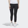 adidas Женские облегающие тренировочные брюки Neo Slim Fit с манжетами, черные GJ4972