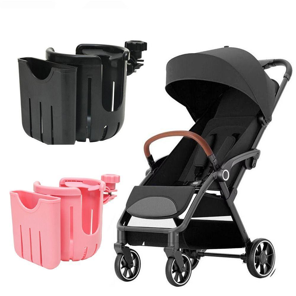 2-in-1 Milk Bottle Rack Baby Pram Mobile Phone Holder Water Cup Holder Stroller Accessories