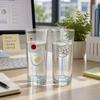 Cherry Iced Coffee Mug Printed Water Milk Mug Aesthetic Clear Glass Cup  Gift