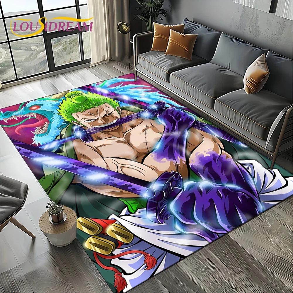 3D One PIECE-E Japan Anime Cartoon Carpet Rug for Living Room Bedroom Home Sofa Decoration,Kids Play Area Rug Non-slip Floor Mat