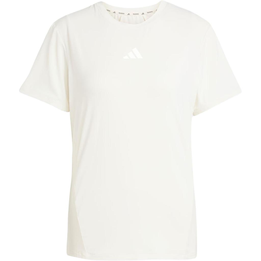 Adidas Climacool Интенсивная Быстросохнущая Дышащая Спортивная Фитнес Футболка с Круглым Вырезом Женские Топы Розовый Белый JZ6282