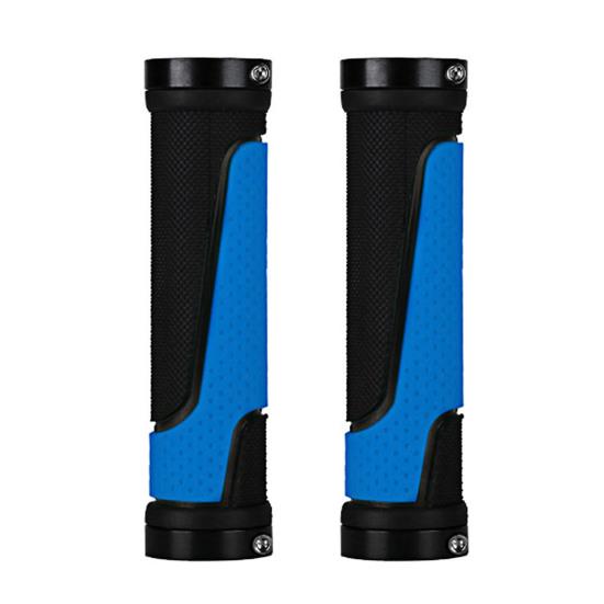 1 пара чехлов на ручки велосипедного руля, нескользящие, резиновые, прочные, универсальные, для горного велосипеда
