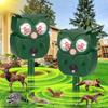 Solar Powered Ultrasonic Animal Repellant Owl Shape Ultrasonic Gopher Repeller  for Orchard