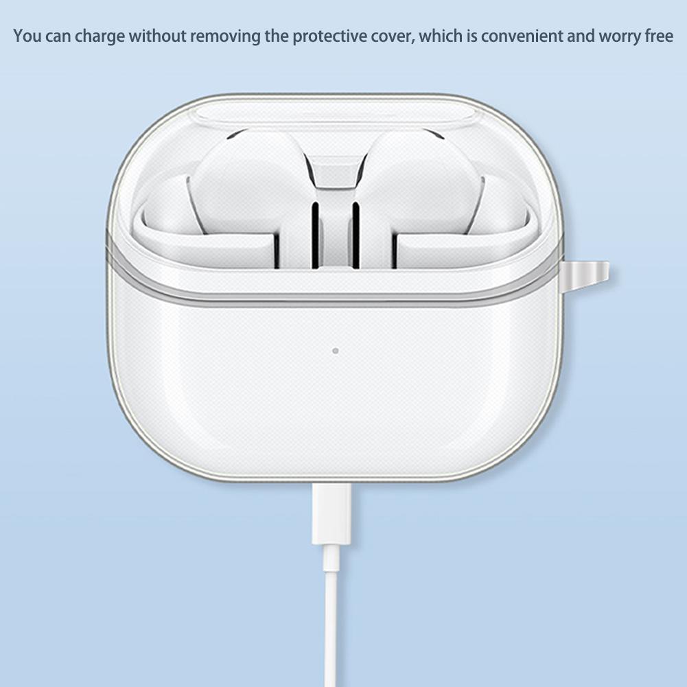 For Samsung Galaxy Buds Pro 3 Transparent Cover Case Soft TPU Buds 3 Case Cover Anti-Drop Anti-Yellowing Clear