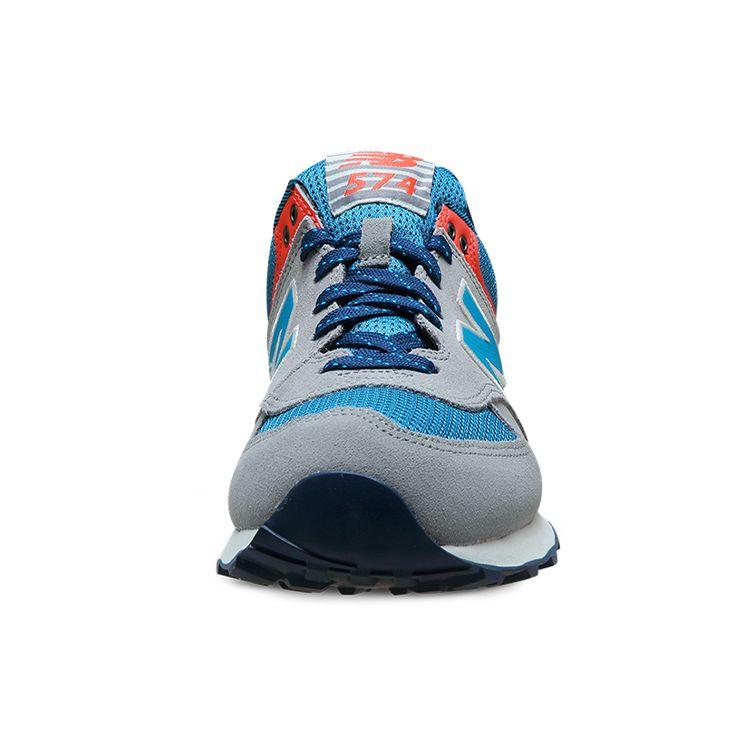 New Balance 574 Серый Синий Красный Мужские ML574SOE