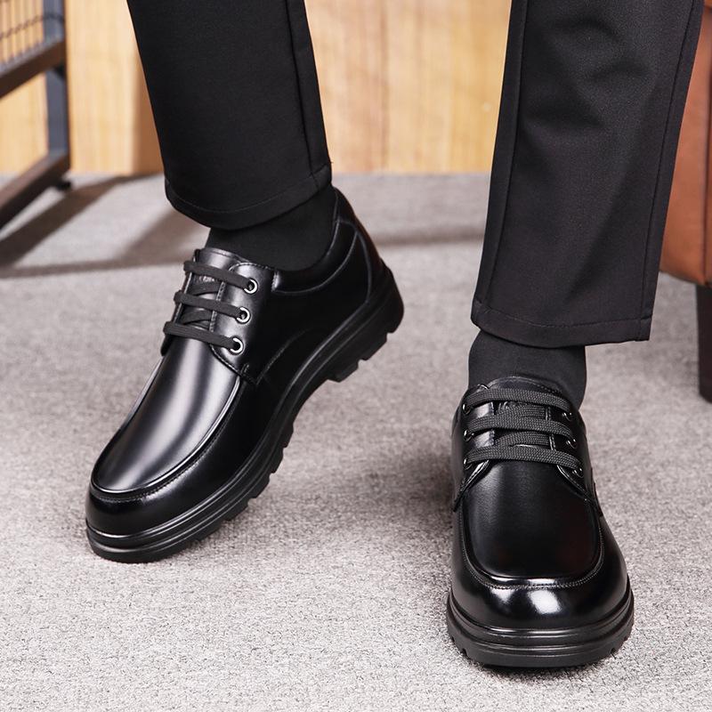 Мужская обувь «Голова старика», весенняя деловая повседневная кожаная обувь, мужская рабочая кожаная обувь на мягкой подошве, мужчины JFC9603903