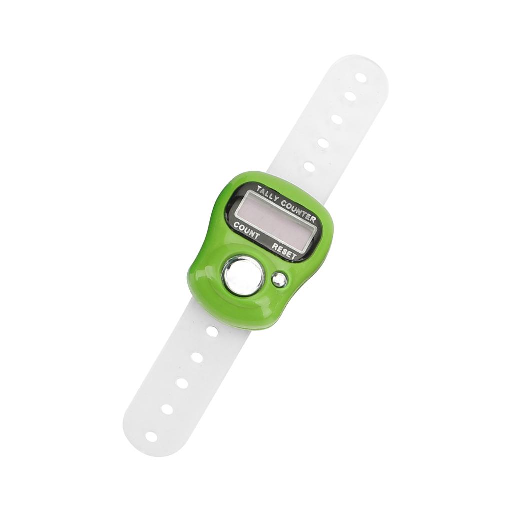 Электронный счетчик пальцев с обнуляемым 5-разрядным ЖК-дисплеем, ручной счетчик для молитв и ходьбы, темно-синий