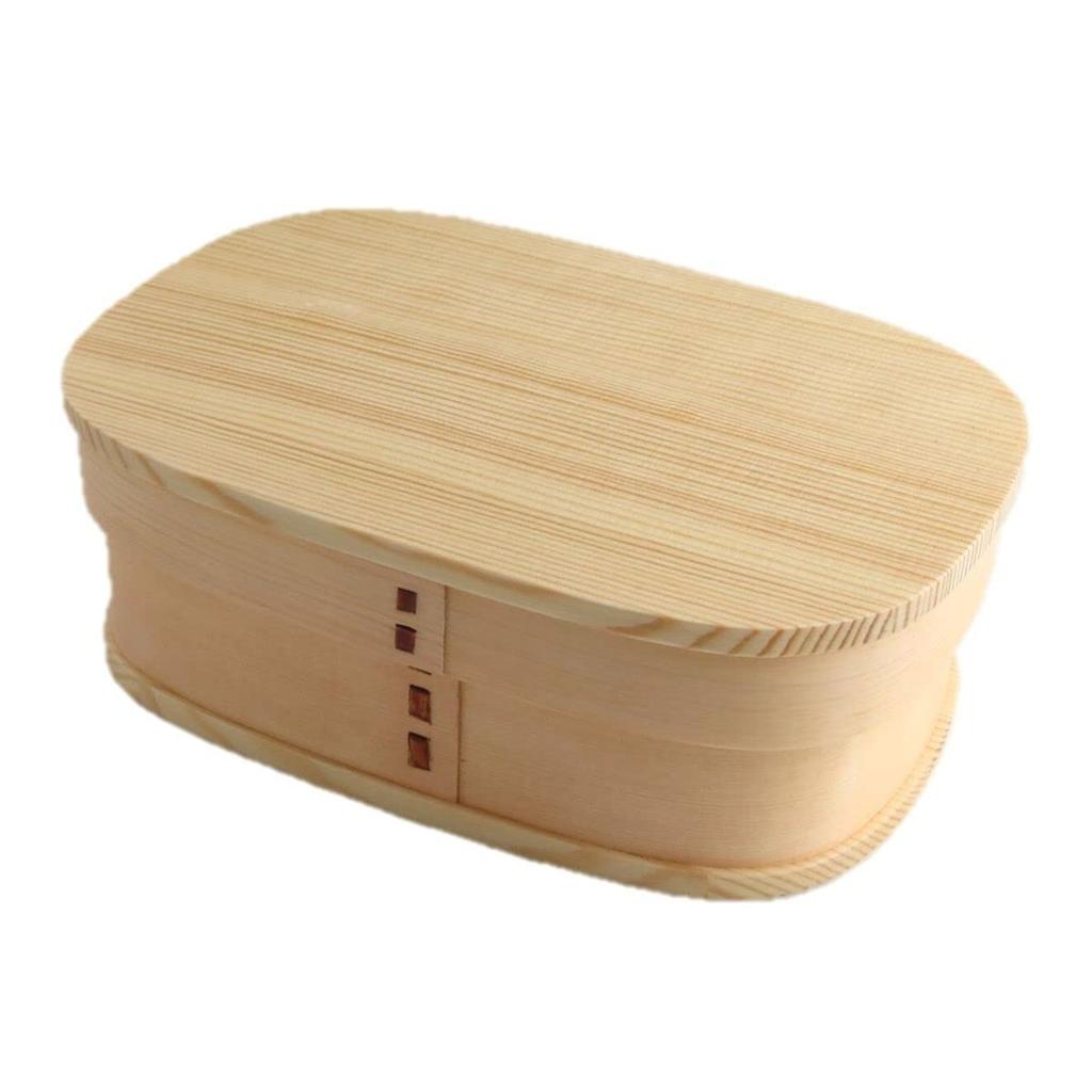 Bento Box with 19cm x x Natural Current Model j-kitchens Rice-Retention Function, 12.5cm 6.8cm, 700ml, White,