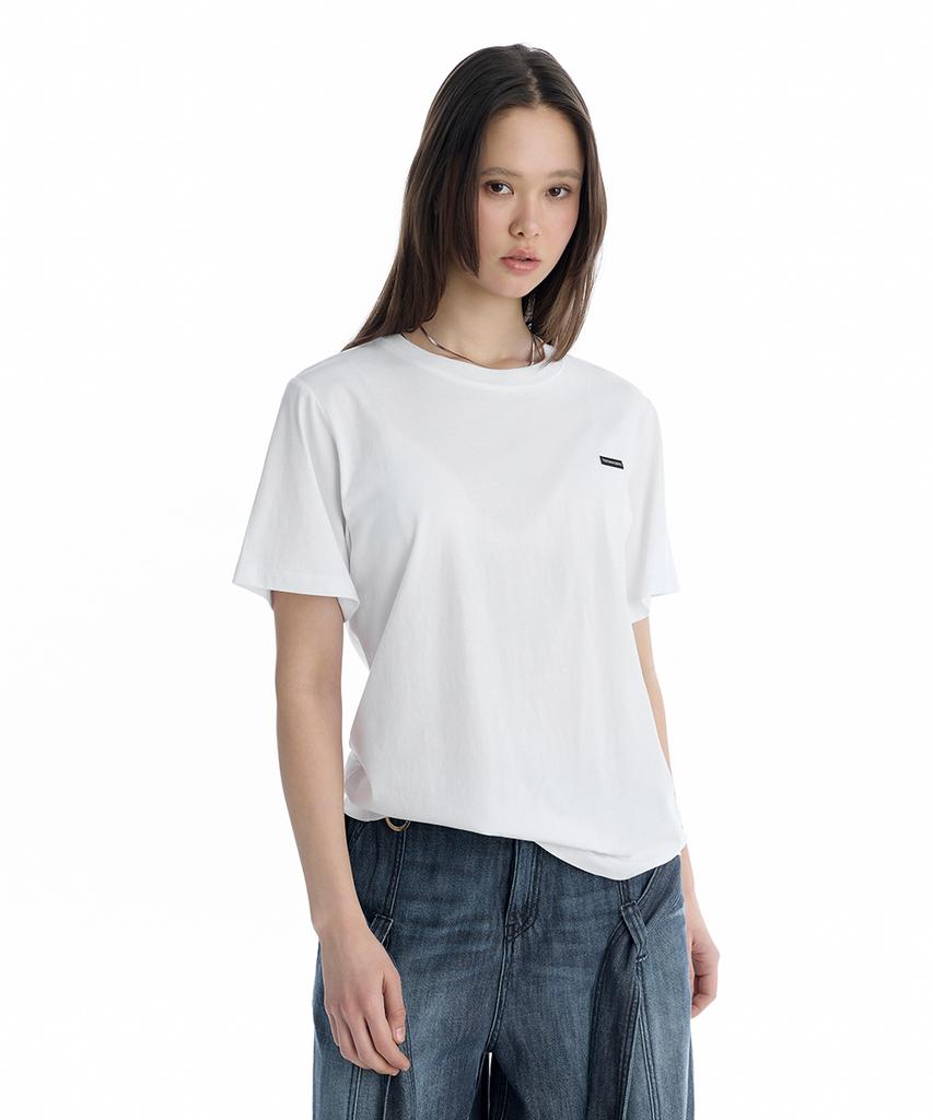 Teulimingbeodeu Базовая футболка Regular Fit [ Белый ]