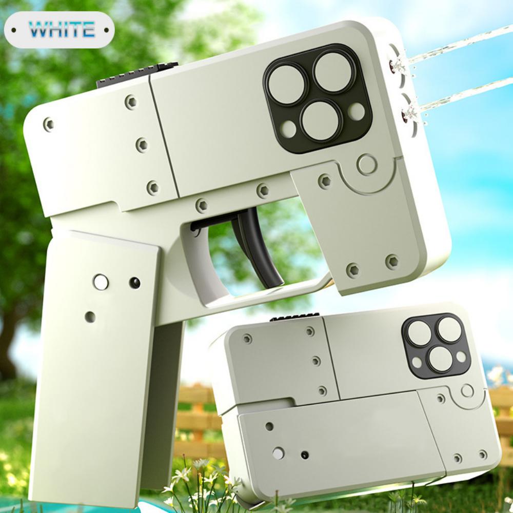 Игрушки-подделки, детский складной водяной пистолет, игрушечный пистолет, складной мобильный телефон, пляжная игрушка