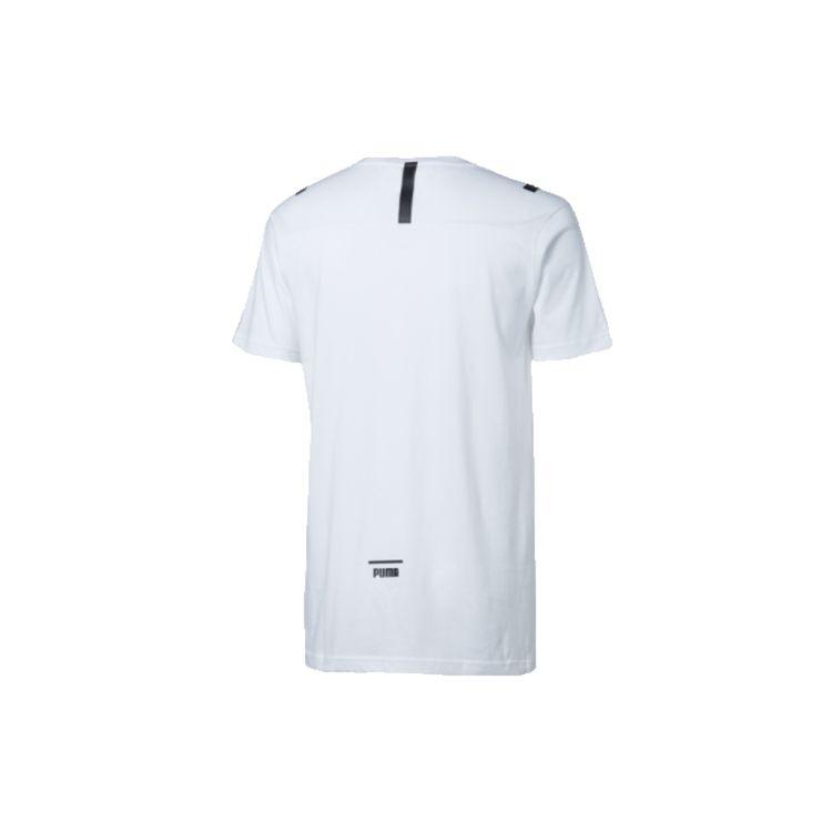 Puma Классическая футболка с коротким рукавом, мужские топы, белая 576392-02