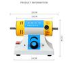350W 220V Electric Jewelry Grinding Machine Jewelry Rock Gem Polishing Tool