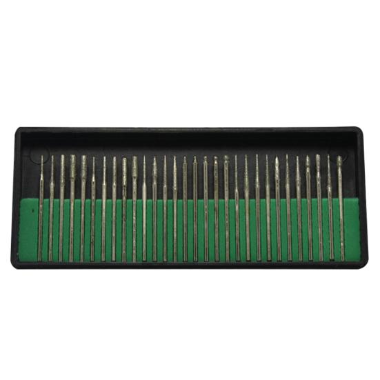 30 шт./компл. сверла из нержавеющей стали с хвостовиком, шлифовальная головка, инструмент для дизайна ногтей