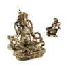 Golden Brass God of Wealth Buddha Statue for Home and Office Decor - Perfect Gift for Housewarming and Blessings.