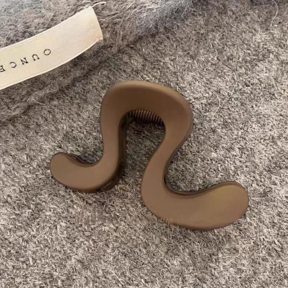 Matte Finish Shark Clip Large Ponytail Clip New Acrylic Hair Claw  Headwear Accessories