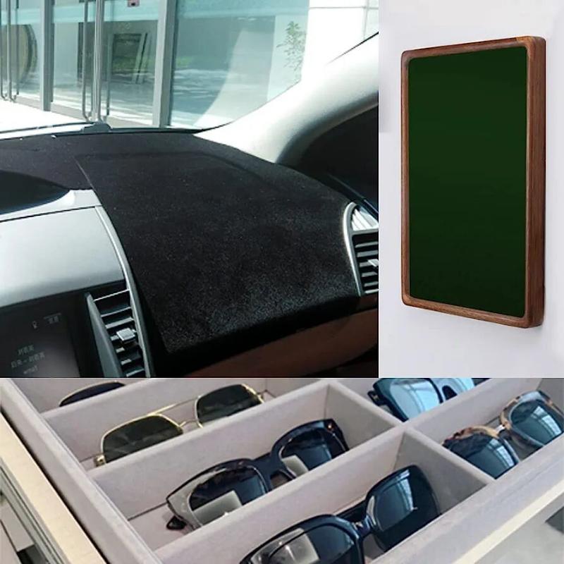 Разноцветная самоклеящаяся флокированная ткань, липкий флок, бархатная замшевая ткань Terciopelo Adhesivo Veludo для DIY декора 1,2 мм