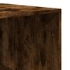 Wardrobe Smoked Oak Finish 100 x 50 x 200 cm Engineered Wood