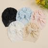 Baby Bows Indian Hats Newborn Bowknot Turban Hat Kids Summer Beanies Girls Hair Accessories Photography Props Muslim Caps