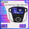 2din Android Авторадио для Ford Focus 3 MK 3 2011-2019 Автомобильный радиоприемник Мультимедийный видеоплеер GPS Navi Головное устройство Carplay Auto 4G PC DVR Cam RDS FM