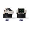 for iWatch Charging Stand Holder Silicone Dock Holder with Nightstand Mode for iWatch Wireless Charger