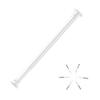 Shower Curtain Telescopic Rod Screw Mount 50-70CM Adjustable Stainless Steel Multi-functional Living Room Bathroom Telescoping Curtain Rod