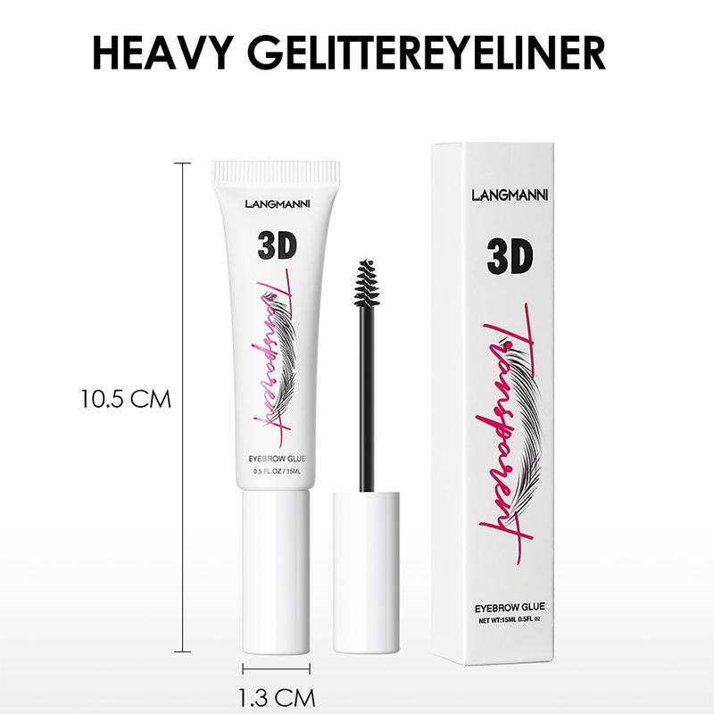 Стереоскопический гель для бровей, водонепроницаемый фиксированного цвета, дикий натуральный гель для бровей, меняет мягкое состояние ресниц